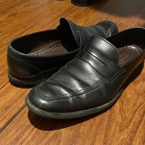Vintage Allen Edmonds Georgetown Black Penny Dress Loafers Size 10.5